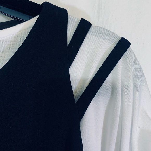 Evan-Picone LBD Dress With Strappy Sleeves Size 16 - Picture 4 of 13